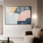 Abstract 572 Canvas Art 60 x 40 cm / Black
