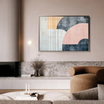 Abstract 572 Canvas Art 60 x 40 cm / Black