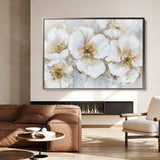 Floral 572 Canvas Art 60 x 40 cm / Black