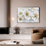 Floral 572 Canvas Art 60 x 40 cm / Black