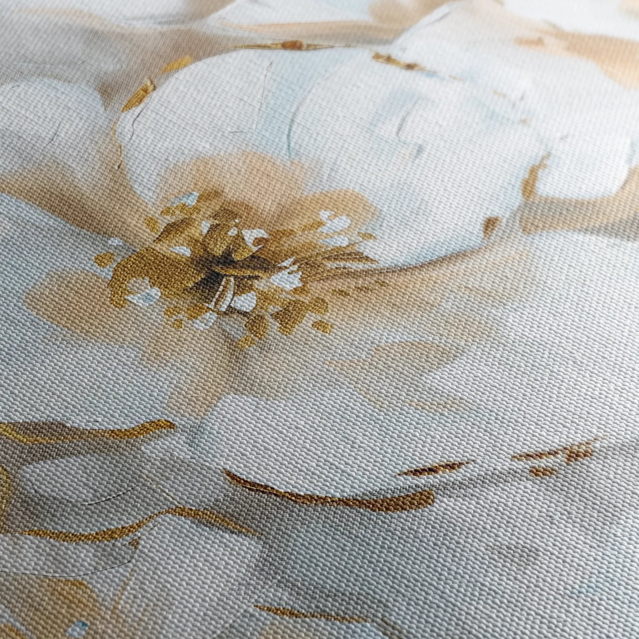 Floral 572 Canvas Art 60 x 40 cm / Black