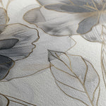 Floral 573 Canvas Art 60 x 40 cm / Black