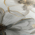 Floral 574 Canvas Art 60 x 40 cm / Black