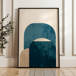 Abstract 575 Canvas Art 60 x 40 cm / Black