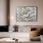 Floral 575 Canvas Art 60 x 40 cm / Black