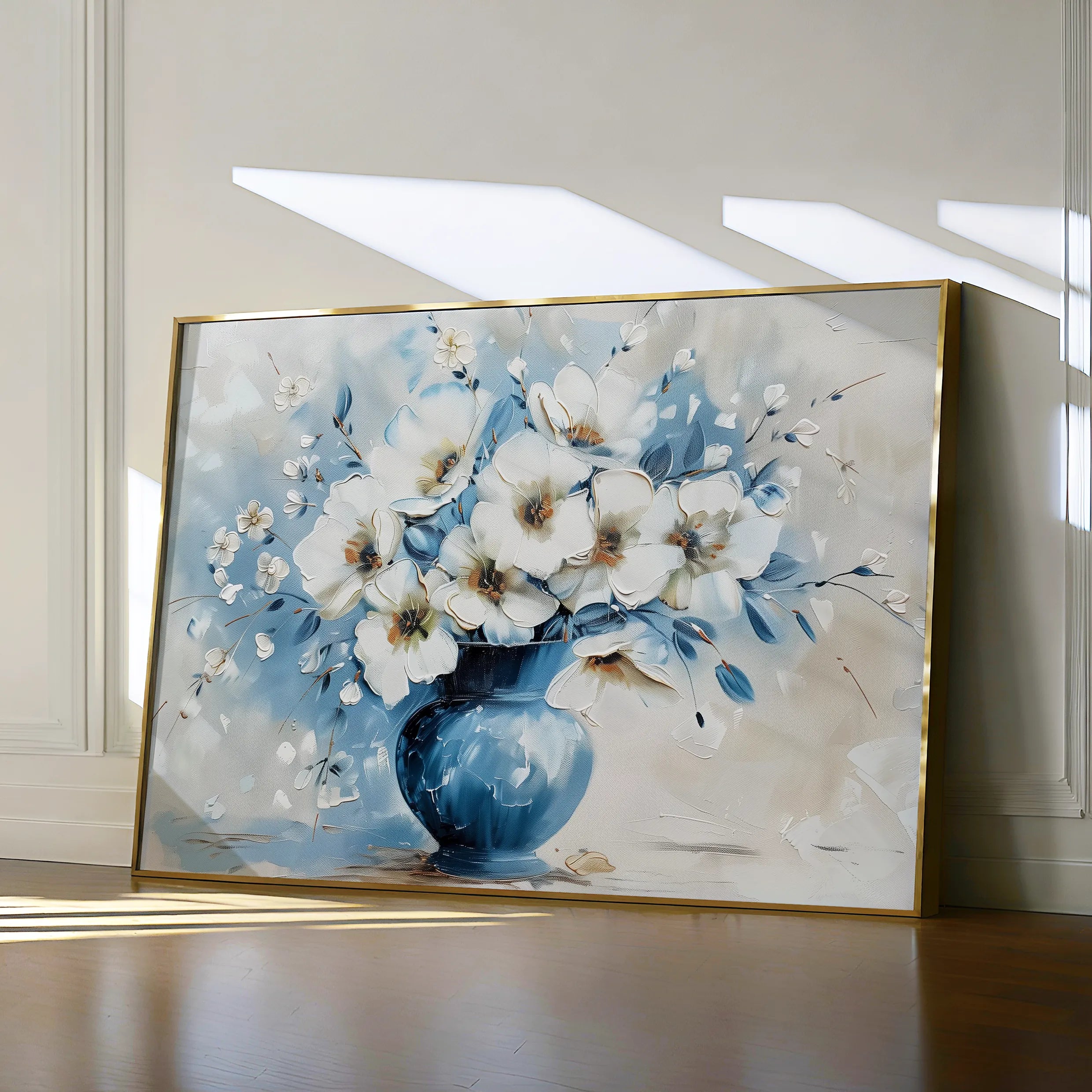Floral 577 Canvas Art 60 x 40 cm / Black