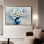 Floral 577 Canvas Art 60 x 40 cm / Black