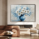 Floral 577 Canvas Art 60 x 40 cm / Black