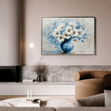 Floral 577 Canvas Art 60 x 40 cm / Black