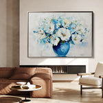 Floral 578 Canvas Art 60 x 40 cm / Black