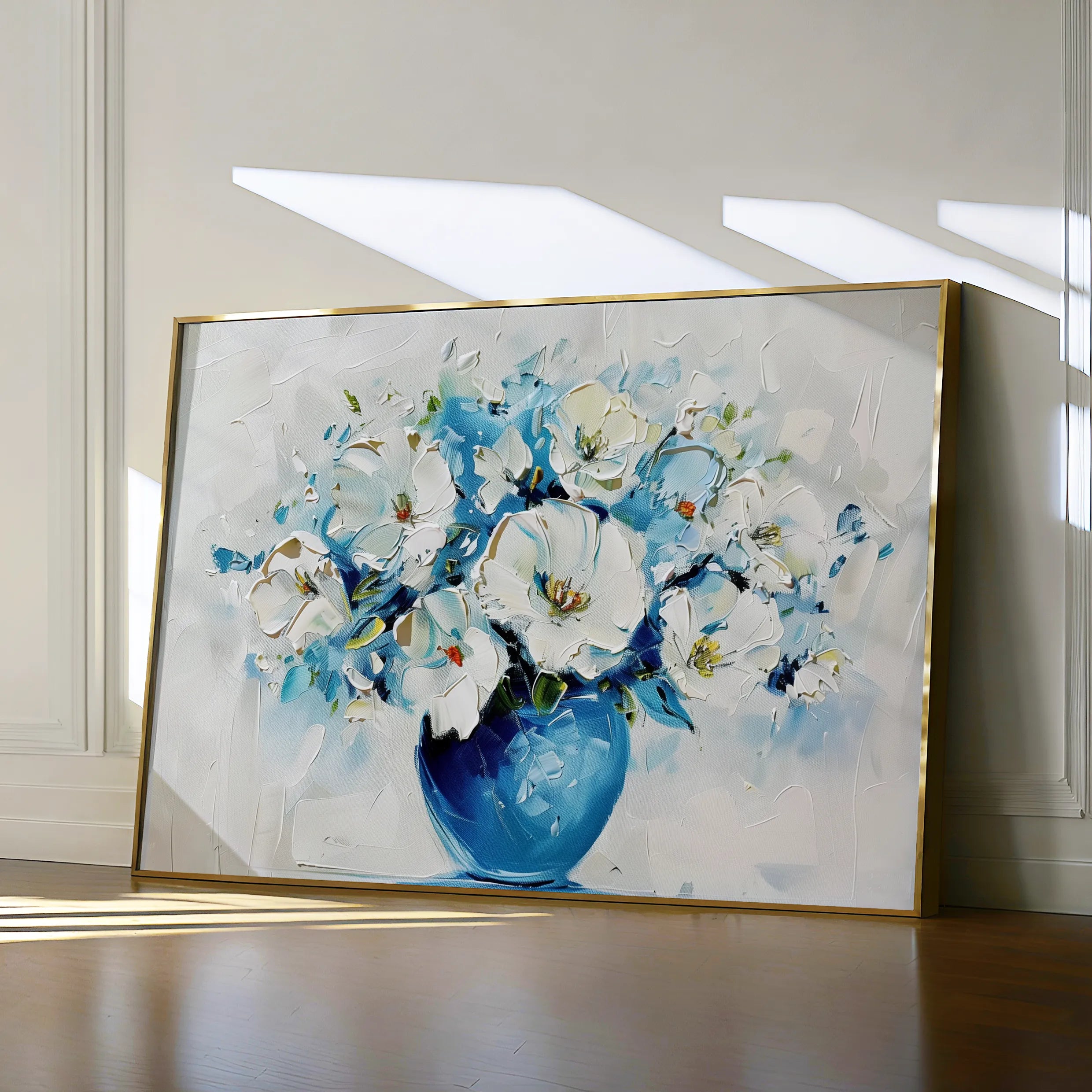 Floral 578 Canvas Art 60 x 40 cm / Black