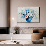 Floral 578 Canvas Art 60 x 40 cm / Black