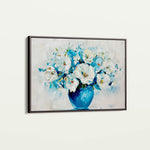 Floral 578 Canvas Art 60 x 40 cm / Black