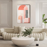 Abstract 579 Canvas Art 60 x 40 cm / Black