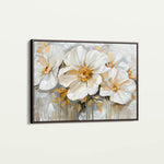 Floral 579 Canvas Art 60 x 40 cm / Black