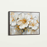 Floral 579 Canvas Art 60 x 40 cm / Black