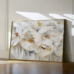 Floral 580 Canvas Art 60 x 40 cm / Black