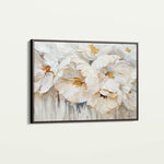 Floral 580 Canvas Art 60 x 40 cm / Black