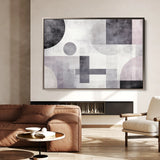 Abstract 582 Canvas Art 60 x 40 cm / Black