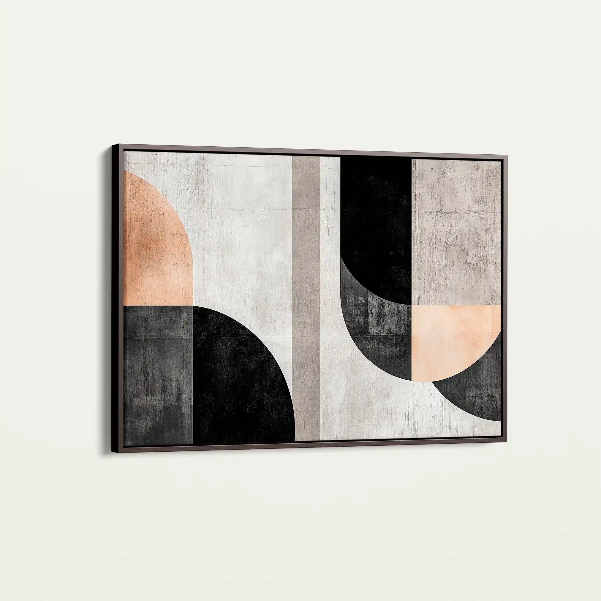 Abstract 584 Canvas Art 60 x 40 cm / Black