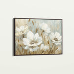 Floral 584 Canvas Art 60 x 40 cm / Black