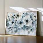Floral 585 Canvas Art 60 x 40 cm / Black