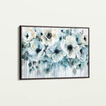 Floral 585 Canvas Art 60 x 40 cm / Black