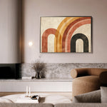 Abstract 586 Canvas Art 60 x 40 cm / Black