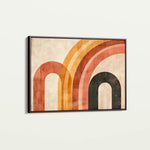 Abstract 586 Canvas Art 60 x 40 cm / Black