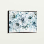 Floral 586 Canvas Art 60 x 40 cm / Black