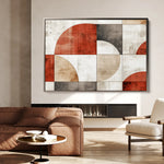 Abstract 590 Canvas Art 60 x 40 cm / Black