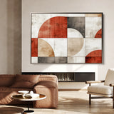 Abstract 590 Canvas Art 60 x 40 cm / Black