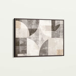 Abstract 591 Canvas Art 60 x 40 cm / Black