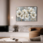 Floral 591 Canvas Art 60 x 40 cm / Black