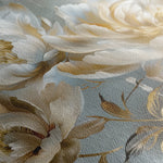 Floral 594 Canvas Art 60 x 40 cm / Black