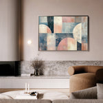 Abstract 595 Canvas Art 60 x 40 cm / Black