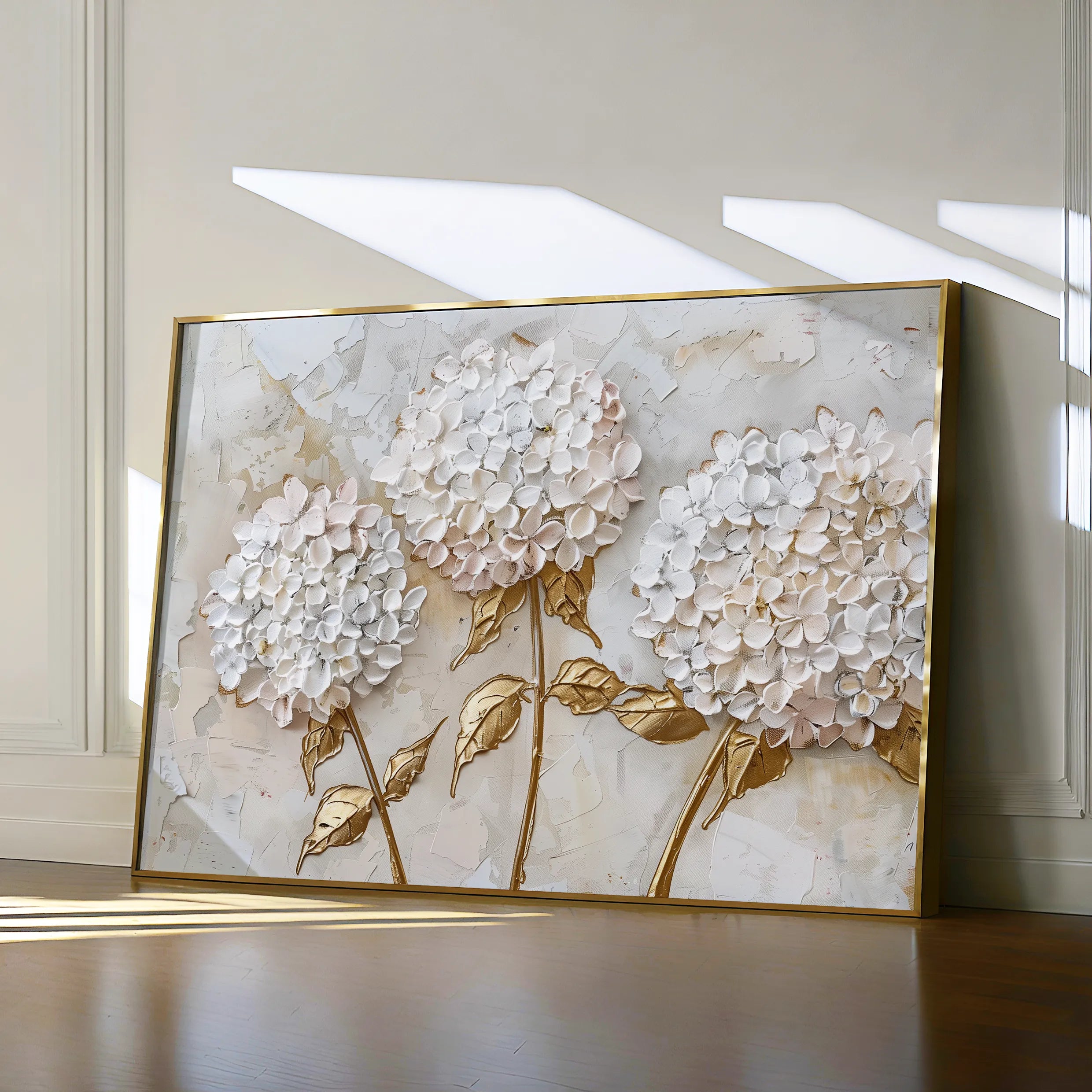 Floral 595 Canvas Art 60 x 40 cm / Black