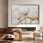 Floral 595 Canvas Art 60 x 40 cm / Black