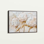 Floral 595 Canvas Art 60 x 40 cm / Black