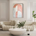 Abstract 596 Canvas Art 60 x 40 cm / Black