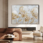Floral 596 Canvas Art 60 x 40 cm / Black