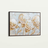 Floral 596 Canvas Art 60 x 40 cm / Black