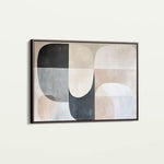 Abstract 599 Canvas Art 60 x 40 cm / Black
