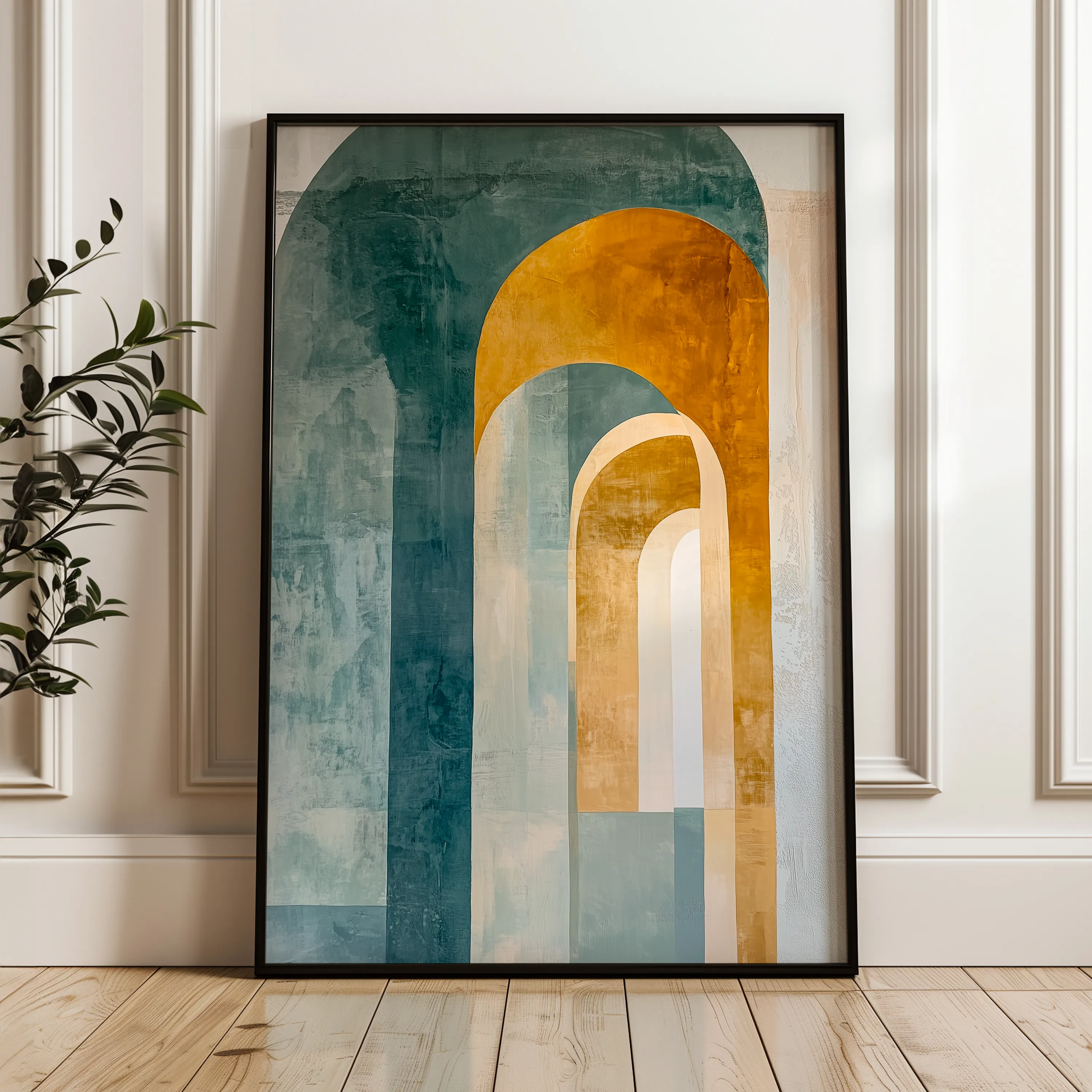 Abstract 600 Canvas Art 60 x 40 cm / Black