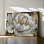 Floral 601 Canvas Art 60 x 40 cm / Black