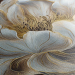 Floral 601 Canvas Art 60 x 40 cm / Black
