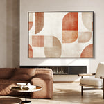 Abstract 603 Canvas Art 60 x 40 cm / Black