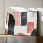 Abstract 604 Canvas Art 60 x 40 cm / Black