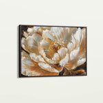 Floral 604 Canvas Art 60 x 40 cm / Black
