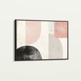 Abstract 605 Canvas Art 60 x 40 cm / Black